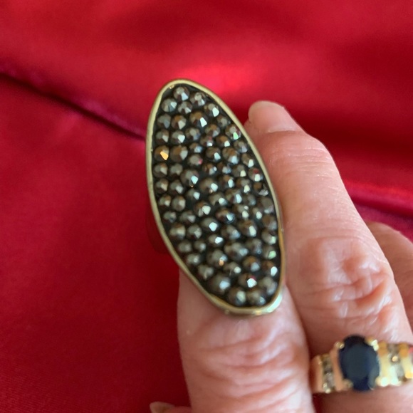 Silver Marcasite Ring - Picture 9 of 9